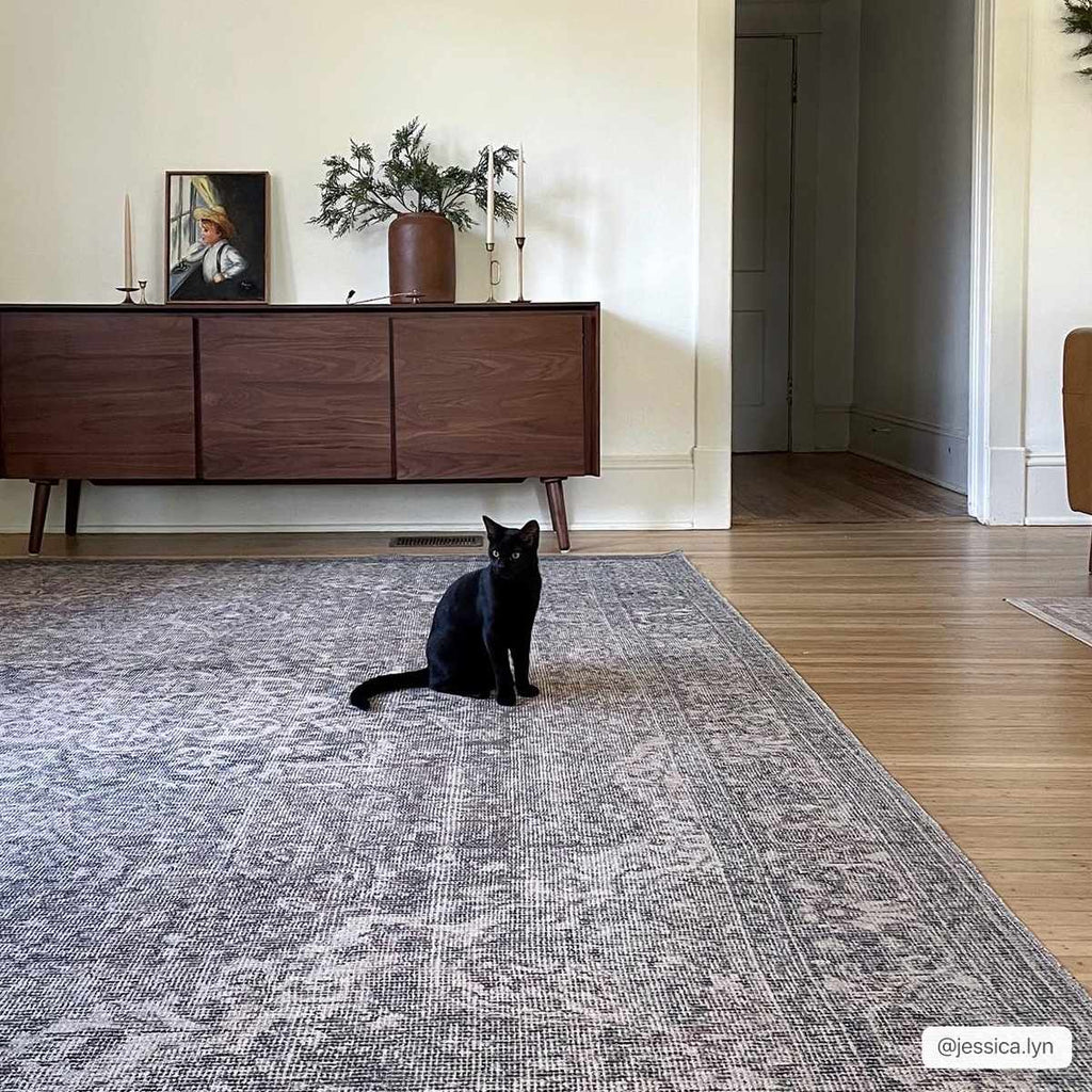 Greenpoint Dusty Blue Washable Rug