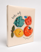 Little Chef Dessert Party Plates (x12) | Kids Cooking & Baking Birthday Party Supplies | Fruit Veggie Shaped Paper Plates