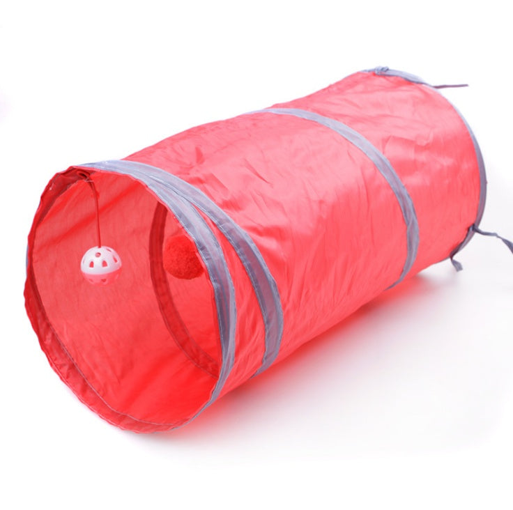 Pet supplies cat ring paper two-way tunnel can accommodate folding cat channel