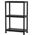 4-Tier Heavy-Duty Plastic Storage Shelves Freestanding Garage Shelving Unit
