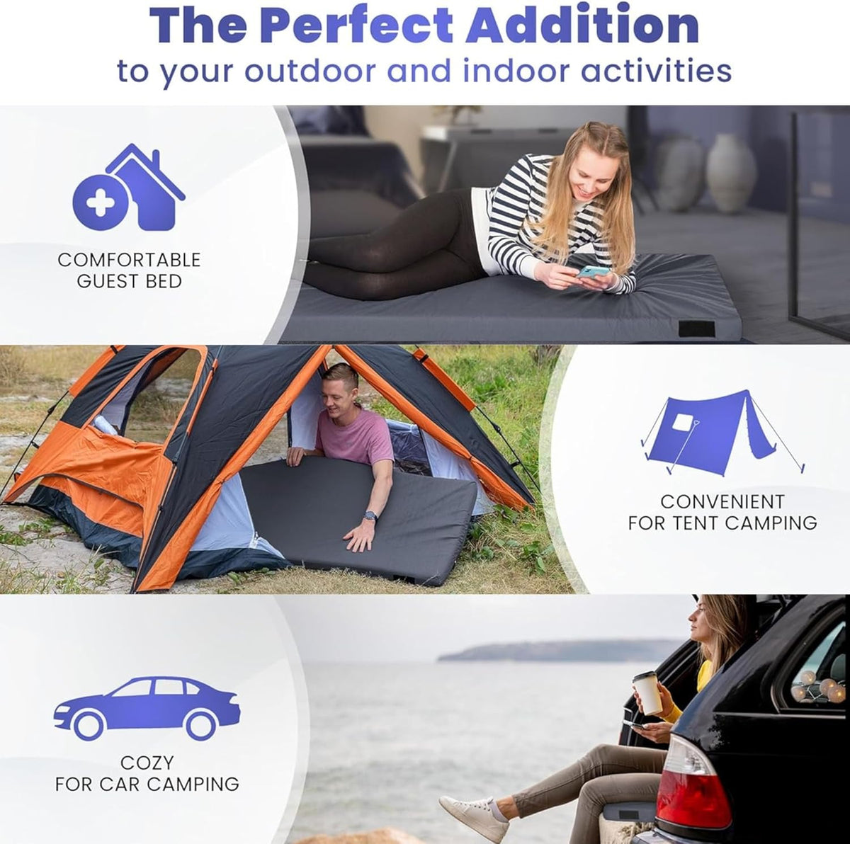 Matrix Air-Cell Memory Foam Camping Mattress