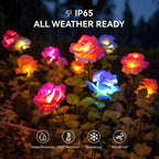 7 Color Changing Solar Garden Lights Waterproof. Patio, Yard, Pathway.