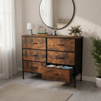 6-Drawer Dresser Large Capacity Storage Cabinet