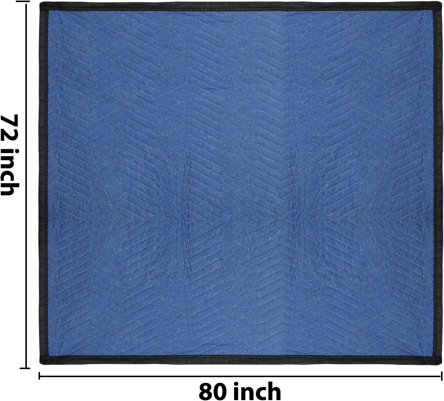 Moving Blankets 12 Pack,80’’x 72’’(35 lb/dz Weight) Quilted Shipping Furniture Pads