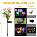 7 Color Changing Solar Garden Lights Waterproof. Patio, Yard, Pathway.