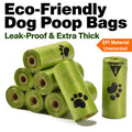 Eco-Friendly Dog Poop Bags Leak-Proof Extra Thick EPI Material Unscented