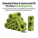 Eco-Friendly Dog Poop Bags Leak-Proof Extra Thick EPI Material Unscented