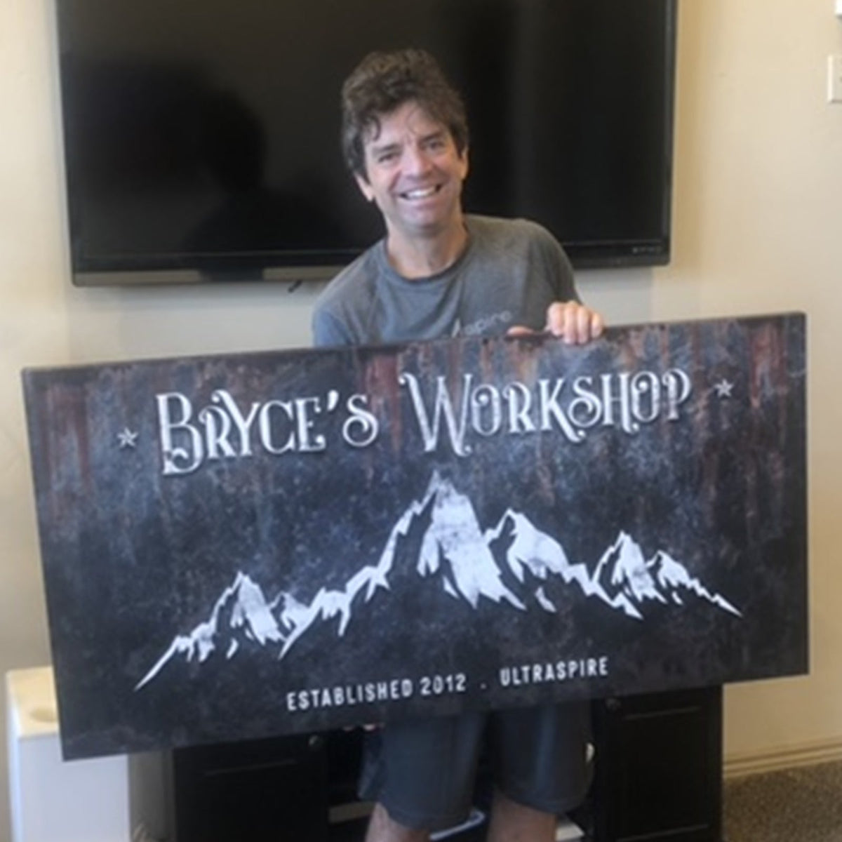 Family Mountain Home Sign