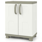 Freestanding Buffet Cabinet Sideboard with 2 Doors and Adjustable Shelves for Kitchen and Garage