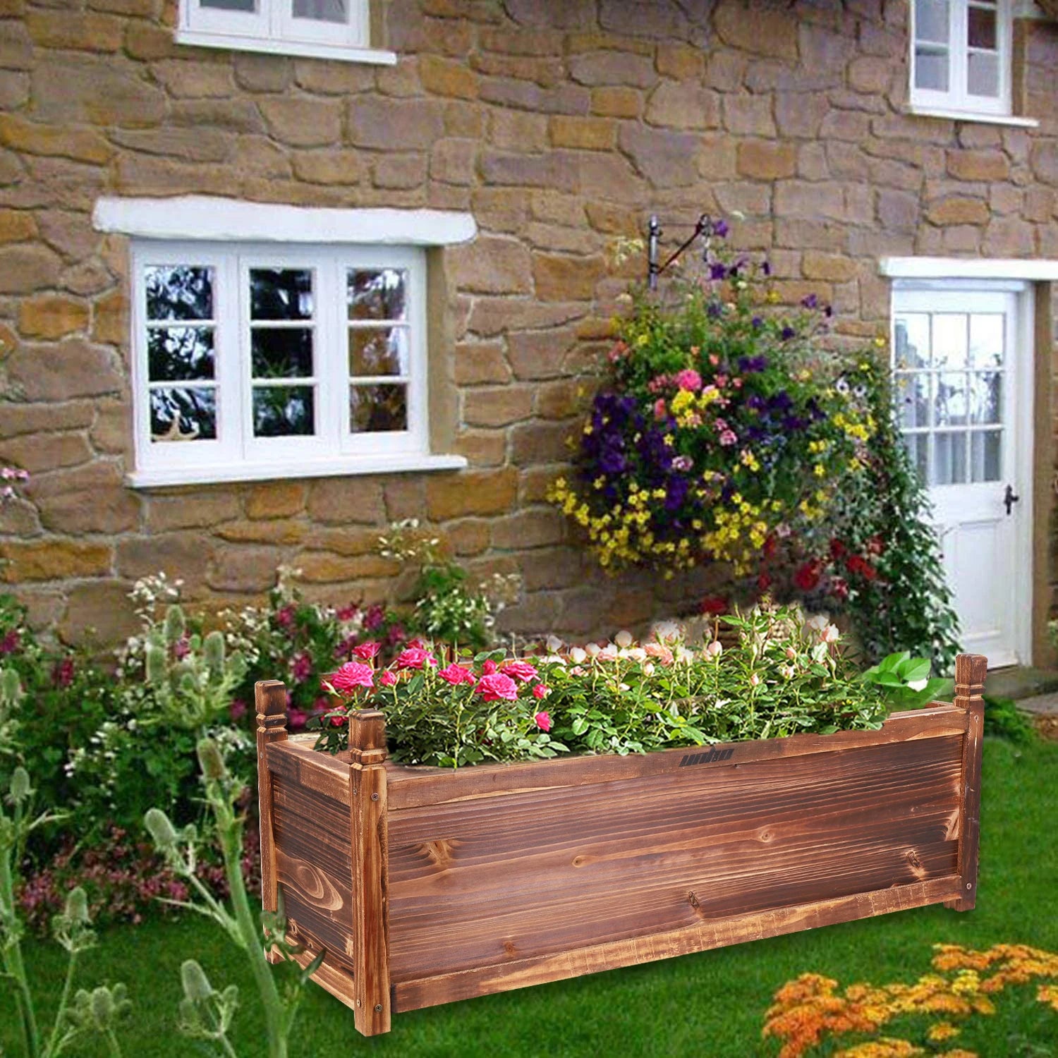 Raised Garden Bed Flower