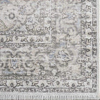 Cream Holi-2301 Washable Area Rug