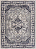 Cabacungan Cream & Gray Washable Area Rug - Clearance