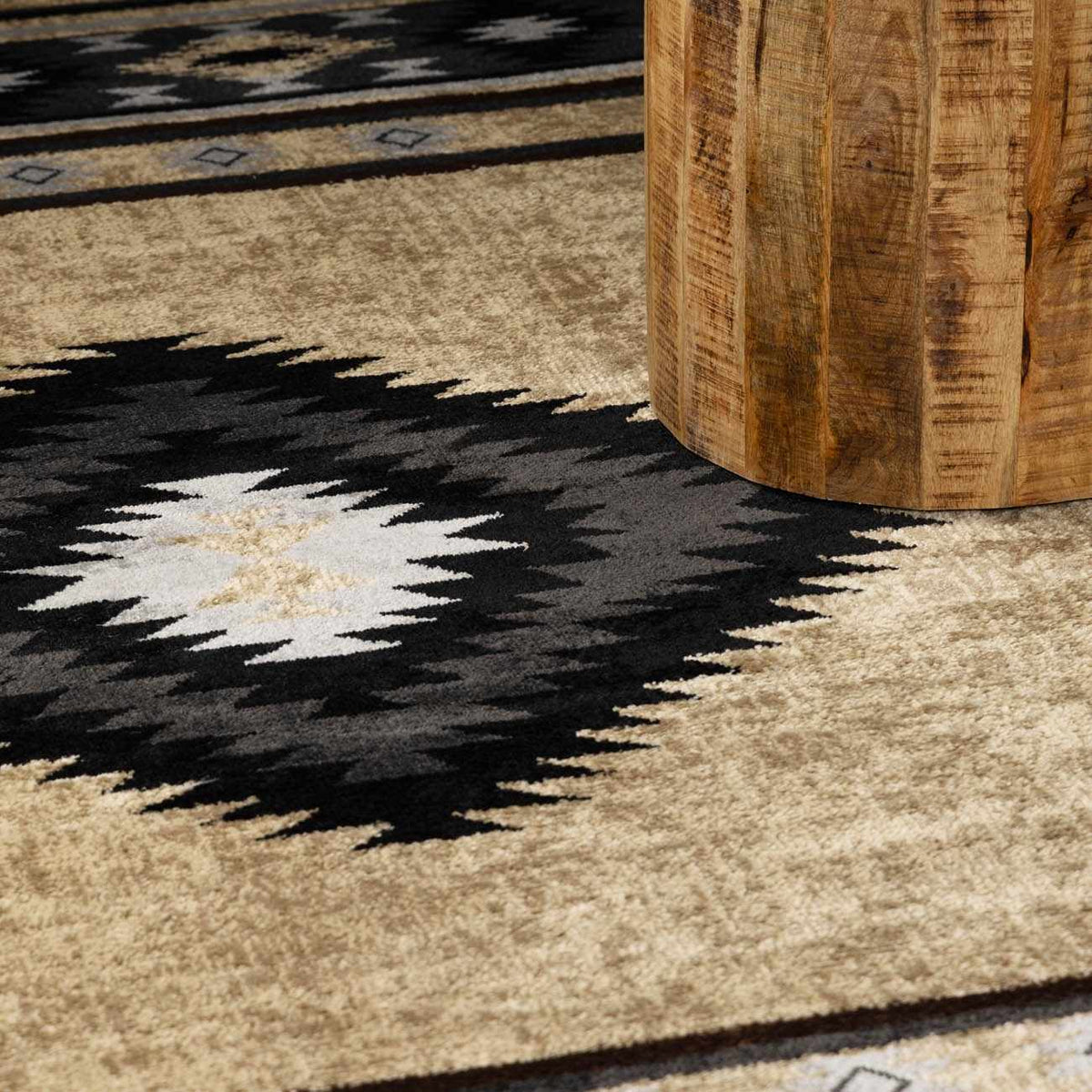 Buckhaven Brown Aztec Carpet