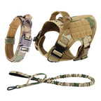 Large Dog Harness And Leash Set Malinois Training Walking Vest And Collar For Medium Large Dogs