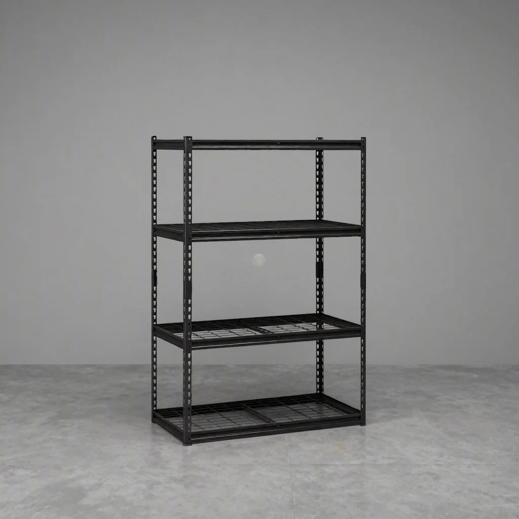 Heavy Duty Adjustable 4 Tier Storage Shelves 2400 lbs Load Capacity Storage Rack Multipurpose Display Rack for Garage Warehouse Basement Home