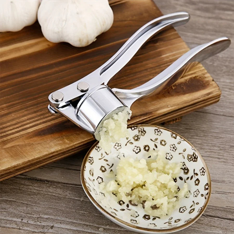 Commercial Heavy Duty Garlic Press & Multi-Tool. 18cm, Aluminum  Durable