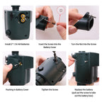 Motion Activated Sprinkler with Solar Panels Deter Cats, Birds, Repellent Outdoor Lawn Garden Motion. Sensor Water Sprinkler