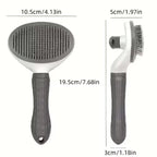 Dog Comb Pet Hair Removal Brush Cats and Dogs Special Comb Beauty Massage Self-cleaning Needle Comb Pet Supplies