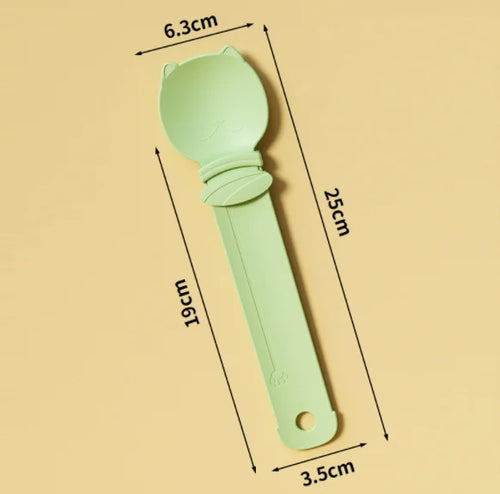 4 pcs Cat Strip Feeder, Pet Food Mixing Squeeze Spoon Tool,  Multifunctional Lickables Wet Treat Feeding Dispenser,