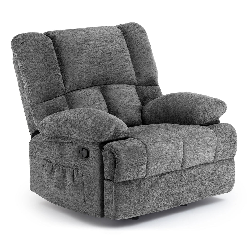 Oversized Rocker Recliner Chair, Upholstered High Back Comfortable & Heavy Duty, for Adults Living Room, Home Theater