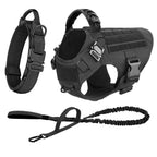 Large Dog Harness And Leash Set Malinois Training Walking Vest And Collar For Medium Large Dogs
