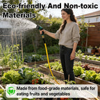 All Weather Hybrid  Garden Hose with 3/4'' Aluminum Fittings Lightweight, Kink Free.Flexible