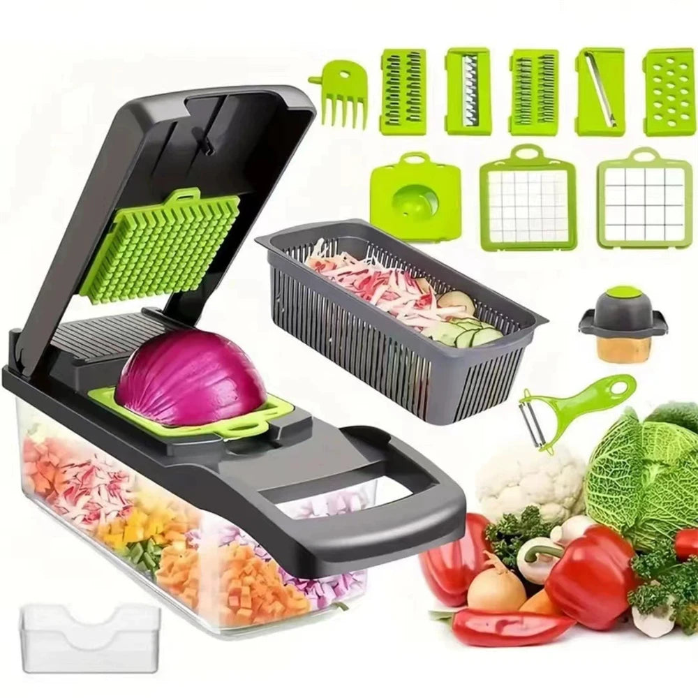 Multi-Functional Kitchen Slicer Dicer for Fast Meal Preparation