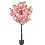 Artificial Tall Faux Cherry Blossom Tree With Pot