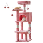 44In Tall Cat Tree Climbing Tower With Natural Sisal Scratching Posts