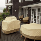 Water-Resistant 64 Inch BBQ Grill Cover with Secure Fit & Durable Design