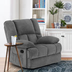 Oversized Rocker Recliner Chair, Upholstered High Back Comfortable & Heavy Duty, for Adults Living Room, Home Theater