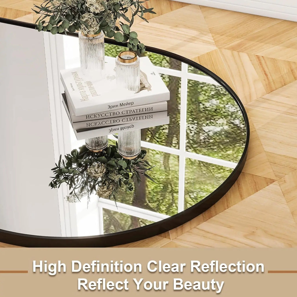 26" x 71" Full Length - Aluminum Alloy Frame Full Body - Extra Large Floor Mirror