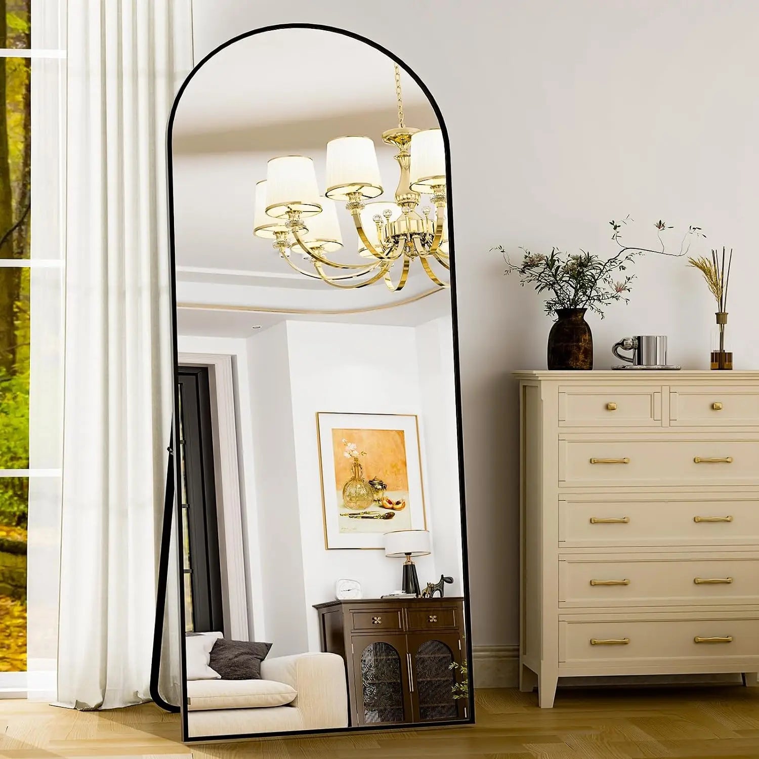 26" x 71" Full Length - Aluminum Alloy Frame Full Body - Extra Large Floor Mirror