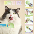 4 pcs Cat Strip Feeder, Pet Food Mixing Squeeze Spoon Tool,  Multifunctional Lickables Wet Treat Feeding Dispenser,