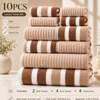 10-Piece Ultra Absorbent Towel Set