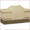 Water-Resistant BBQ Grill Cover for 98 Inch Island with Center Grill Head, Heavy Duty Protection