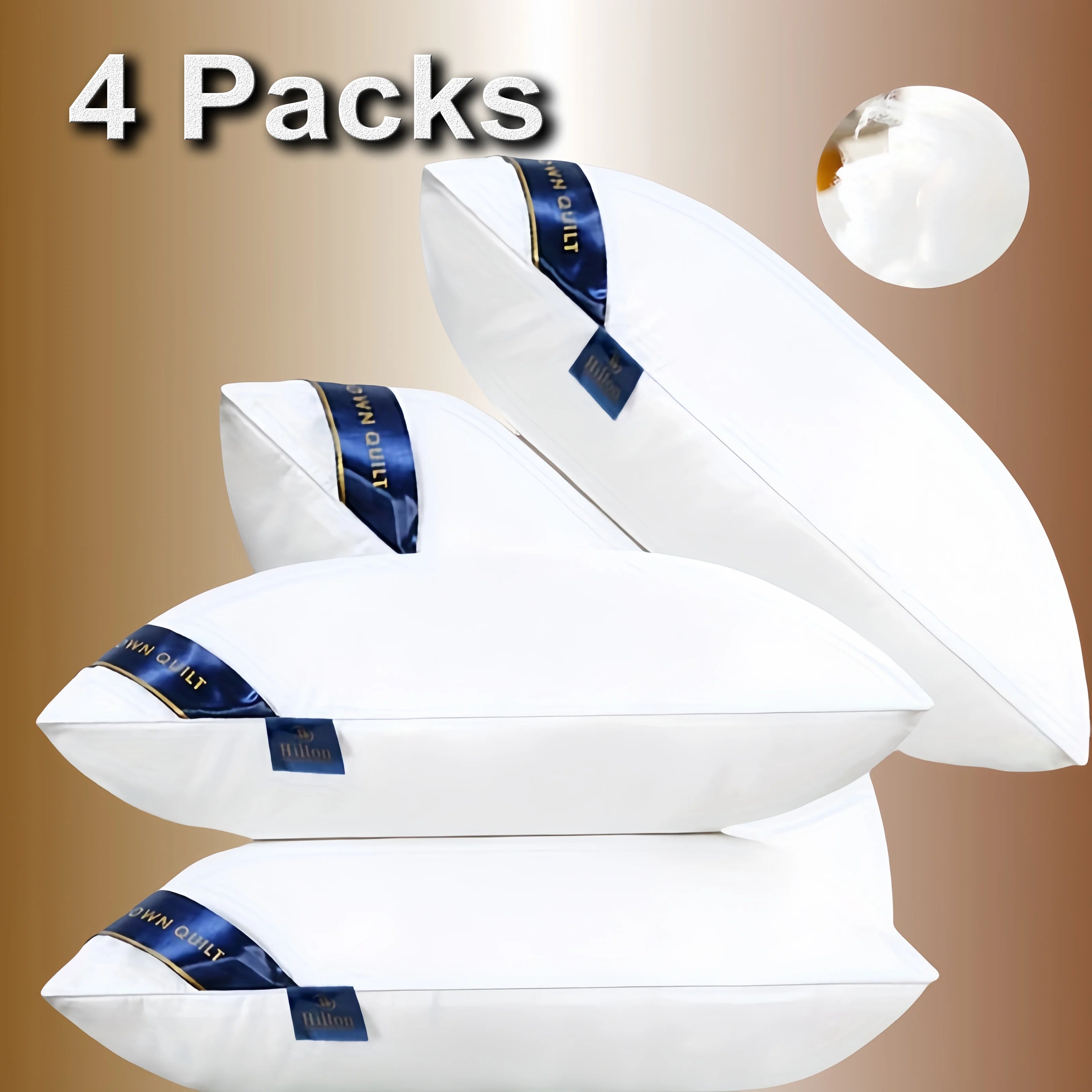 Healthy Luxury Hilton Hotel Comfortable Leisure Pillow