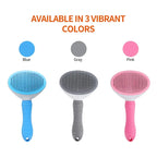 Dog Comb Pet Hair Removal Brush Cats and Dogs Special Comb Beauty Massage Self-cleaning Needle Comb Pet Supplies