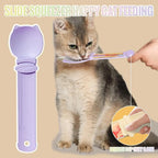 4 pcs Cat Strip Feeder, Pet Food Mixing Squeeze Spoon Tool,  Multifunctional Lickables Wet Treat Feeding Dispenser,
