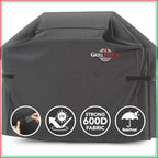 72 Inch Heavy Duty BBQ Grill Cover - Waterproof, Weather Resistant, UV & Fade Resistant with Adjustable Straps for Gas Grills