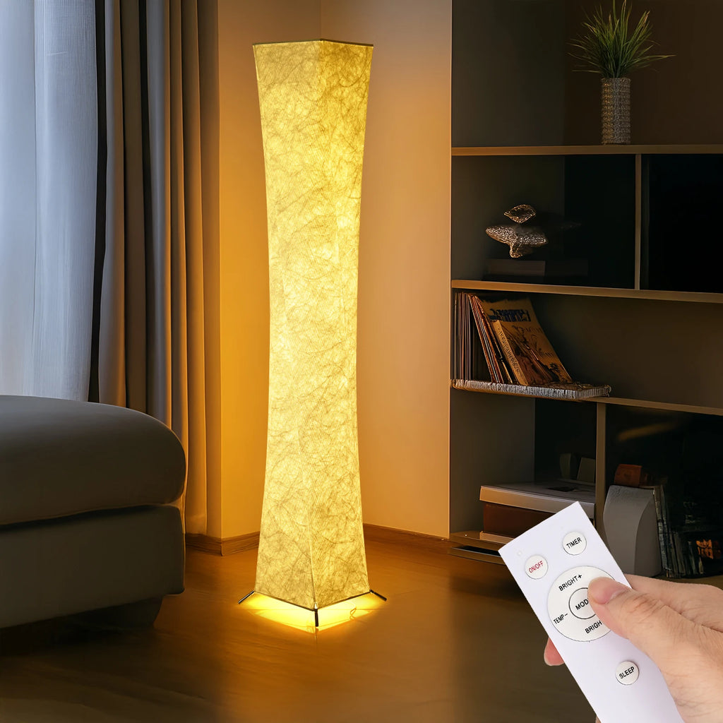 Soft Light Floor Lamp, 52" 3000K LED Tyvek Fabric Shade