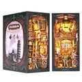 DIY Wooden Puzzle Miniature House Kit For Bookshelf Room Decoration