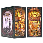 DIY Wooden Puzzle Miniature House Kit For Bookshelf Room Decoration