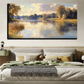 Natural landscape oil painting, Victorian style wall decoration,