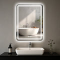 20x28 inch LED Bathroom Vanity Mirror with Backlit Lights Fogless Makeup Wall Mounted