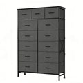 13 Fabric Drawers Cabinet Storage Organizer Adjustable Feet Steel Frame