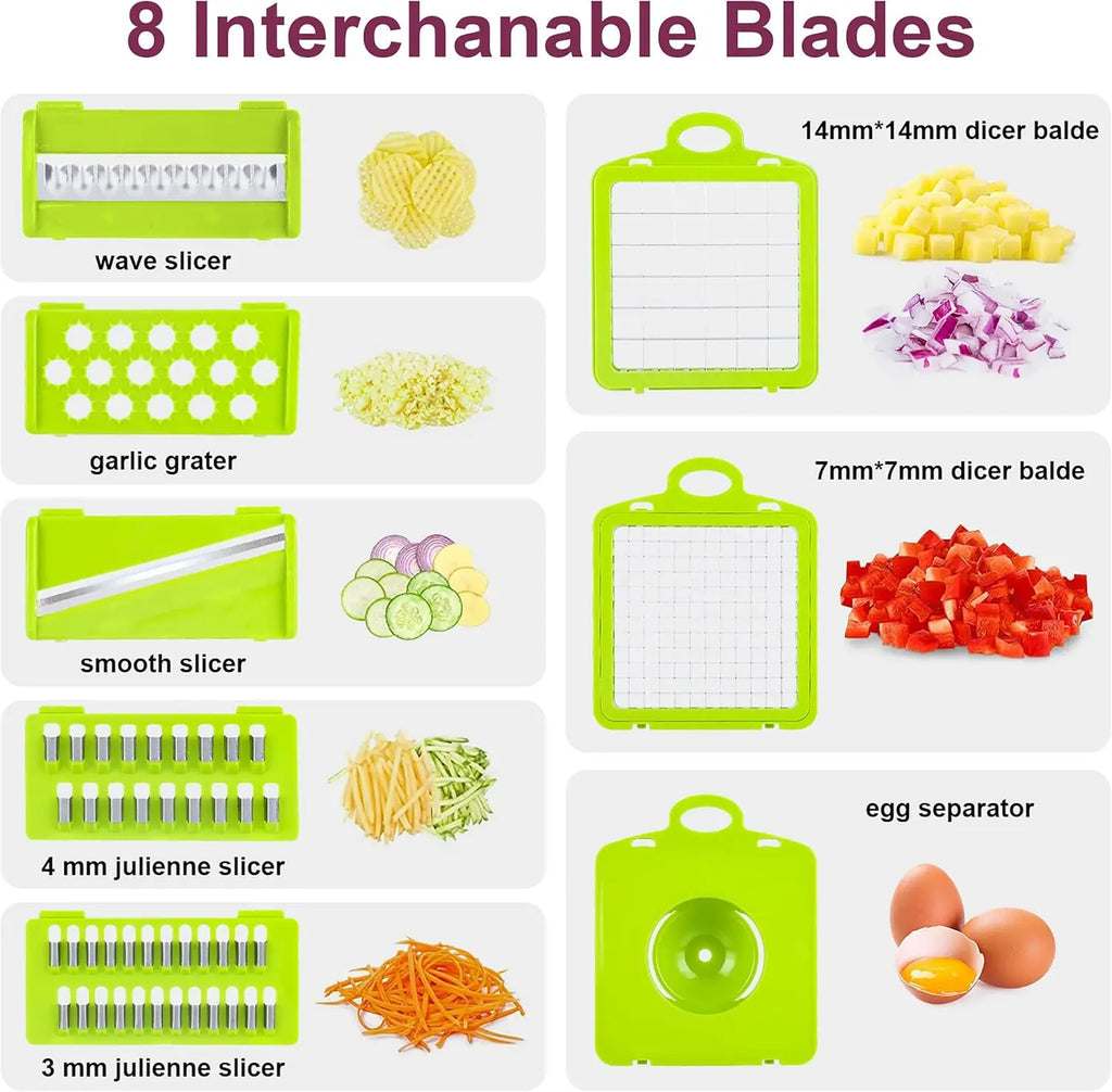 Multi-Functional Kitchen Slicer Dicer for Fast Meal Preparation