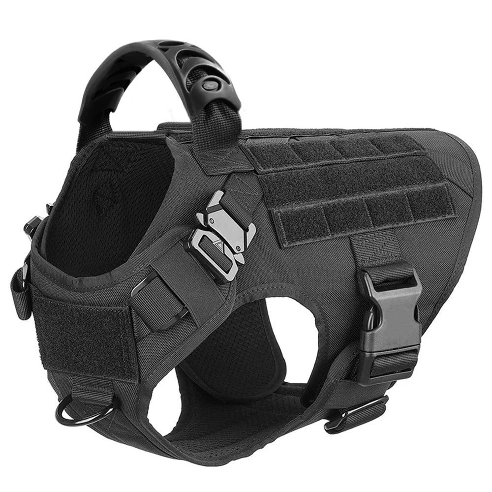 Large Dog Harness And Leash Set Malinois Training Walking Vest And Collar For Medium Large Dogs