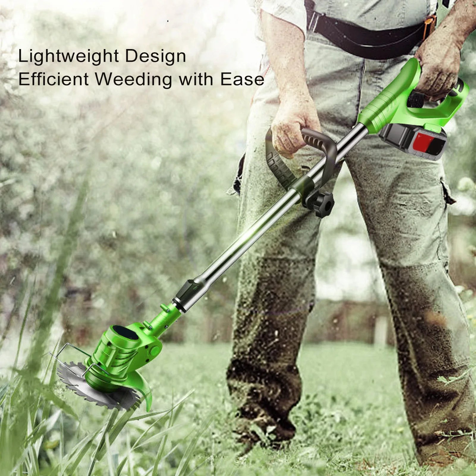 Battery Powered Weed Trimmer Stainless Blade