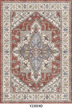 Retro Turkish Persian Vintage Washable Area Rug